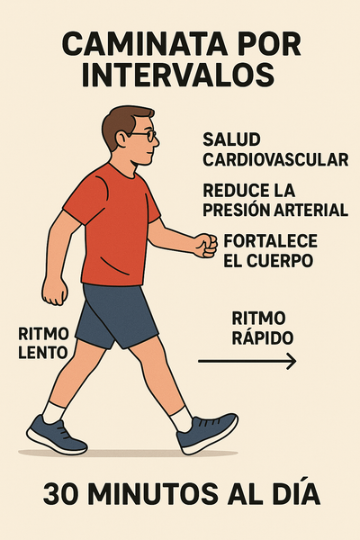 ¿10,000 pasos al día? Tal vez haya una forma más efectiva de caminar para tu corazón