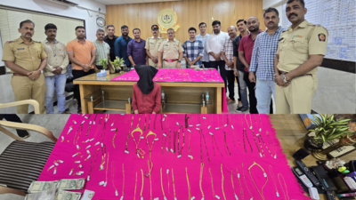  Wanted jewellery thief arrested in Borivali; stolen gold & diamonds recovered