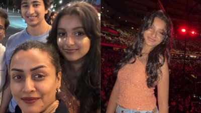  Mahesh Babu's wife shares pictures from 'outstanding' Lady Gaga concert