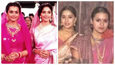 Shilpa Shirodkar fondly recalls working with Madhuri Dixit, says they share a family bond: 'She must be as happy for me...'