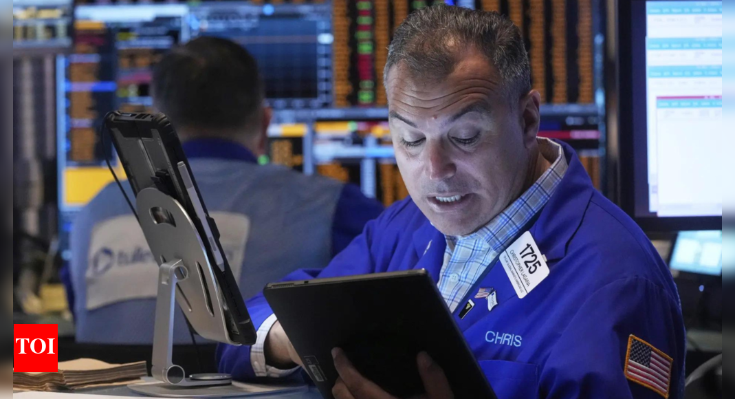 US markets today: Wall Street ticks higher near record levels; Robinhood and EchoStar surge on key announcements – The Times of India