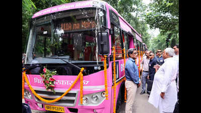 Nitish rolls out 80 more pink buses, pitches for women’s safe travel