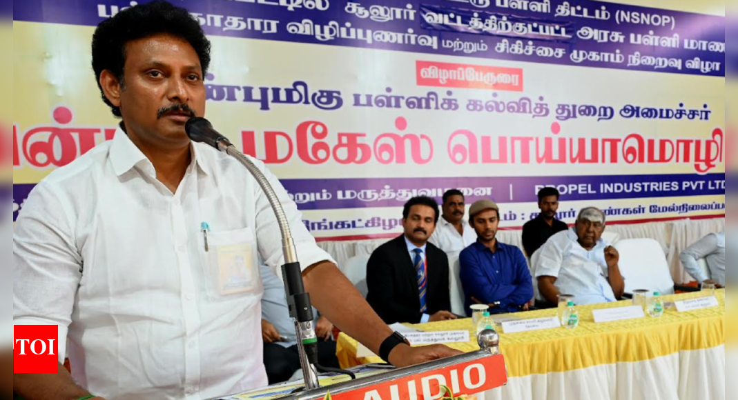 Tamil Nadu govt’s Namma School Namma Ooru Palli scheme gets Rs 800crore contributions