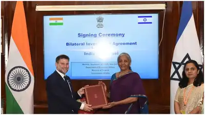 India, Israel sign treaty to boost trade, mutual investments