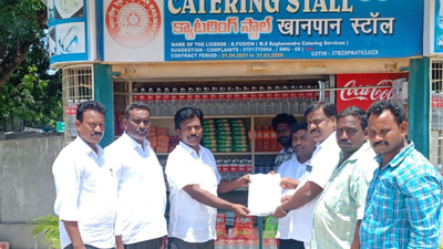 Nadikudi Railway Station's Raghavendra Catering Service receives National Food Safety Certificate for excellence