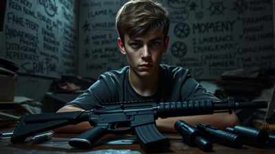 13-year-old arrested with 23 guns at Washington home: Police found disturbing writings on 'mass shooting scenarios' - chilling details