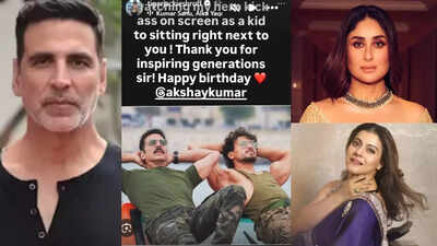 Akshay Kumar celebrates birthday: Kareena Kapoor, Kajol, Anil Kapoor extend wishes for the 'Jolly LLB 3' actor