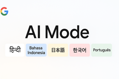 Google AI Mode pronto estará disponible en cinco idiomas más, incluido el hindi