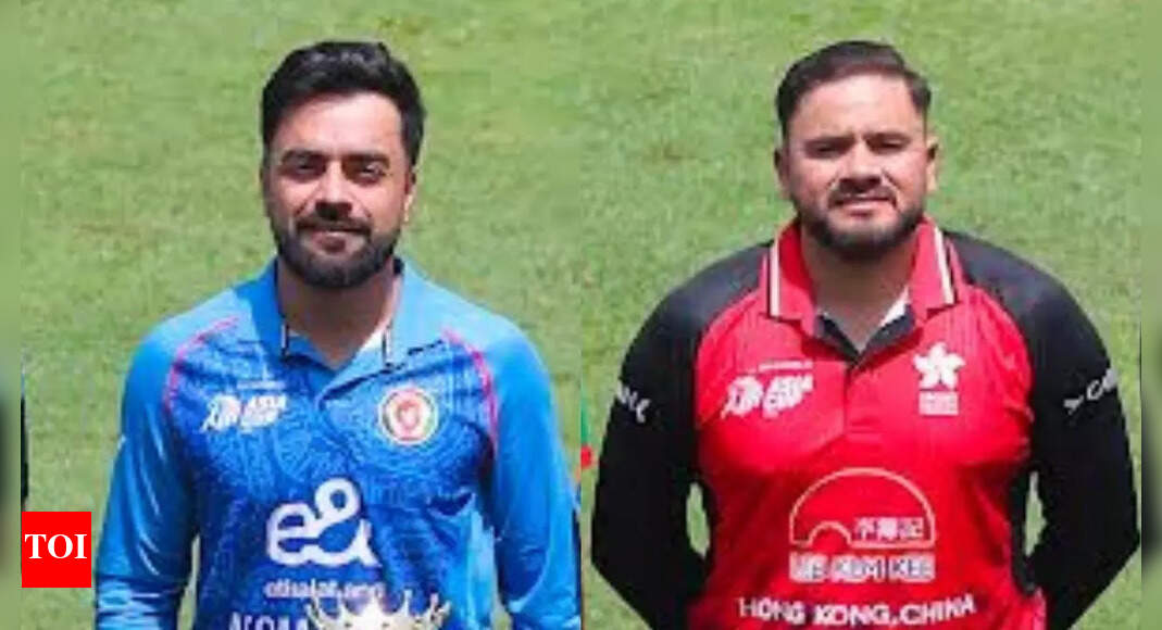 Afghanistan vs Hong Kong 경기 장면