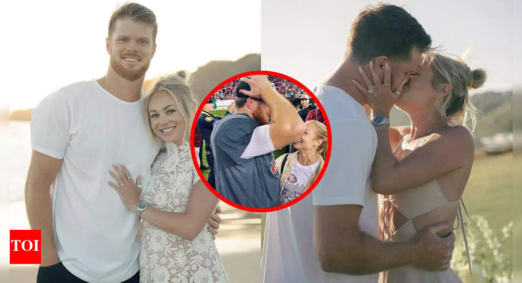 Sam Darnold’s fiancée Katie Hoofnagle caught sharing who got her heart rate ‘elevated’ during his Seahawks debut