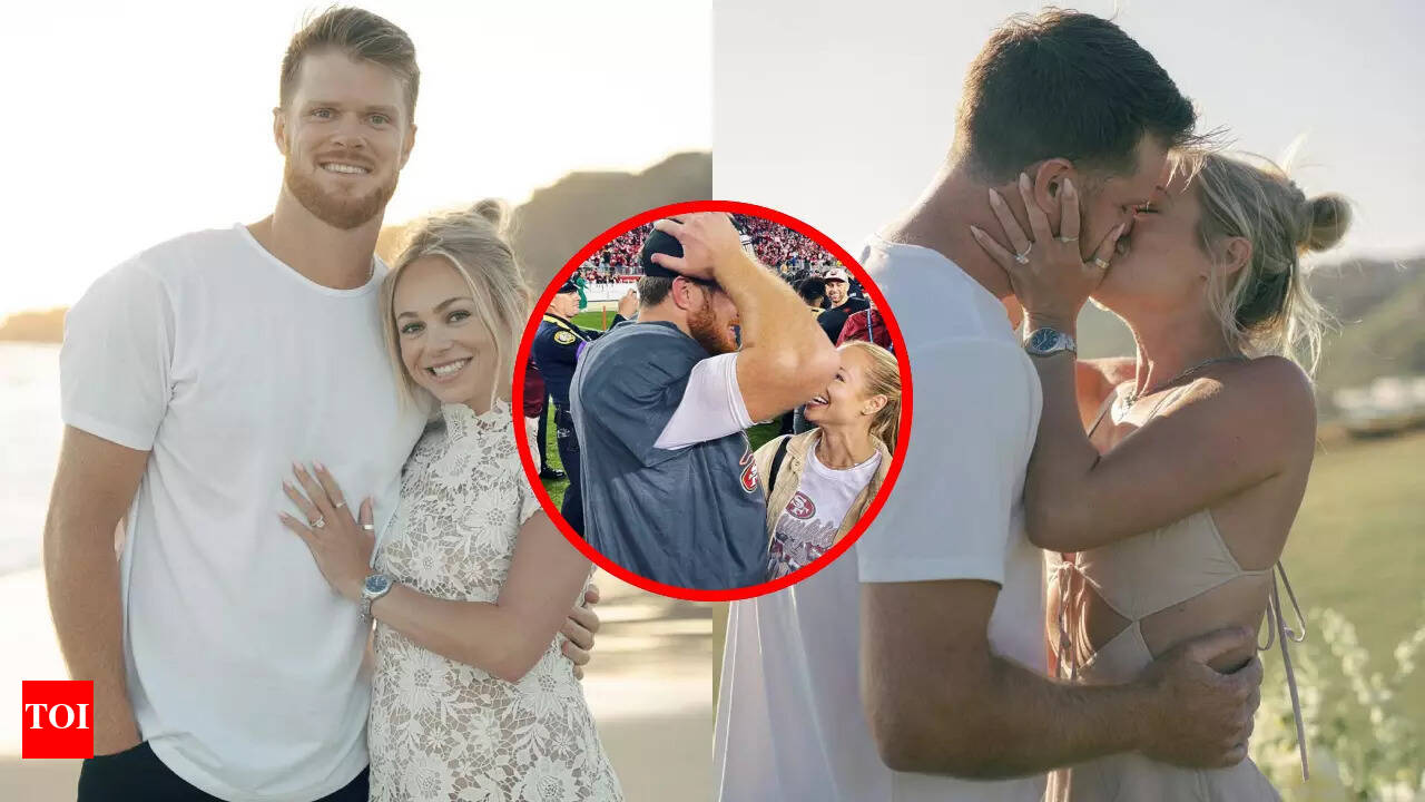 Sam Darnold's fiancée Katie Hoofnagle caught sharing who got her heart rate  'elevated' during his Seahawks debut | NFL News - The Times of India