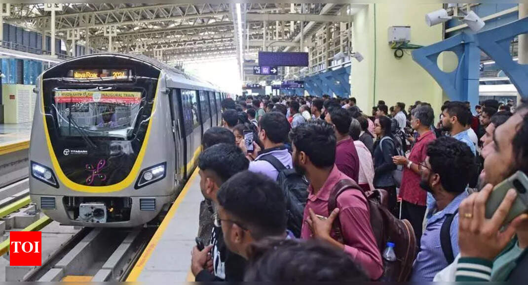 Relief for Bengaluru commuters as wait for Yellow Line Metro now reduced to 19 minutes