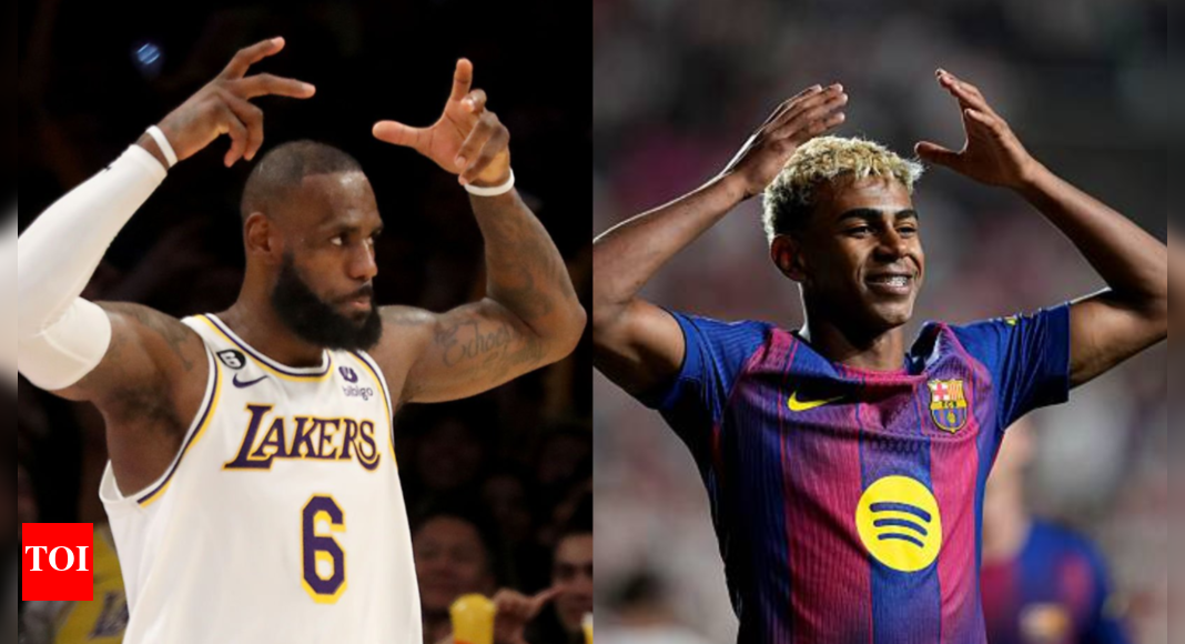 Lamine Yamal crowns himself like LeBron James, Barcelona wonderkid declares rise of soccer’s new king