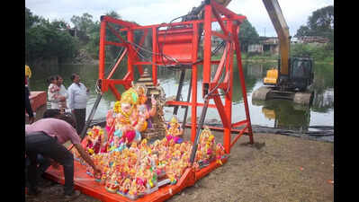 Ganesh idol donation becomes popular two decades after launch