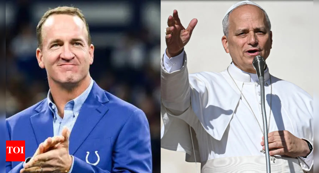 Peyton Manning makes bold move with handwritten letters asking Pope Leo to join ManningCast during Monday Night Football