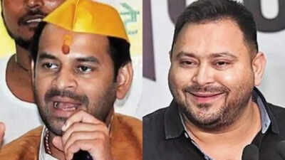 Bihar polls: Tej Pratap Yadav tours brother Tejashwi’s Raghopur constituency with flood relief; barbs fly