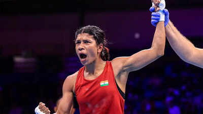  Nikhat Zareen stays on course for a medal