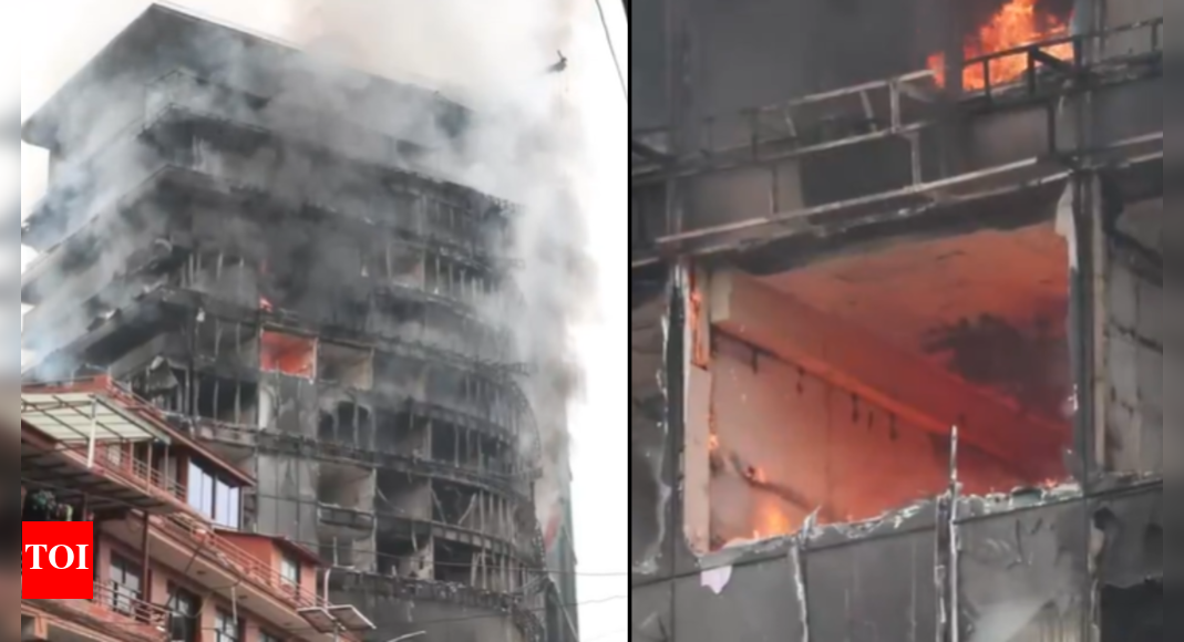 Gen Z protests aftermath: Multistorey hotel in Nepal charred - watch Gen Z protests aftermath: Multistorey hotel in Nepal charred - watch