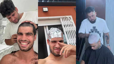 'Surprise, surprise!' Buzzcut takes another twist; Carlos Alcaraz debuts blond hair after US Open win
