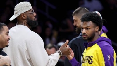 "That boy smooth!!" - LeBron James showers love on Bronny James' golf day video clip highlighting his exceptional talent