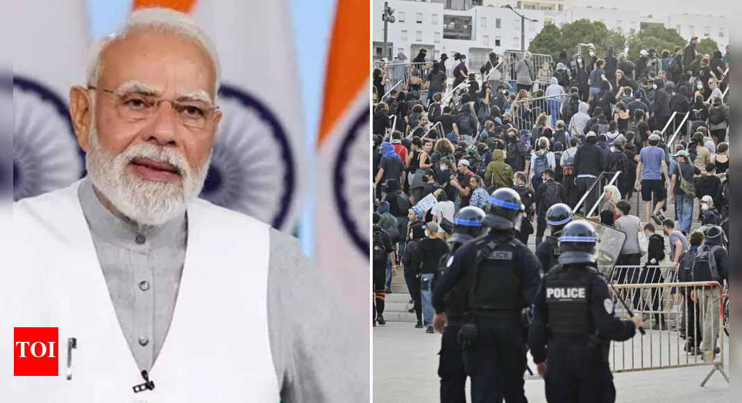 <div>Evening news brief: PM Modi calls US 'natural partner'; France rocked by violent protests. Read this, and more</div>