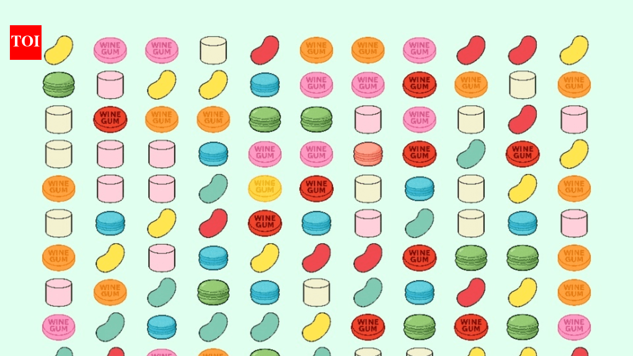 Optical illusion: Only a person who has a sweet tooth can spot 2 sweets ...