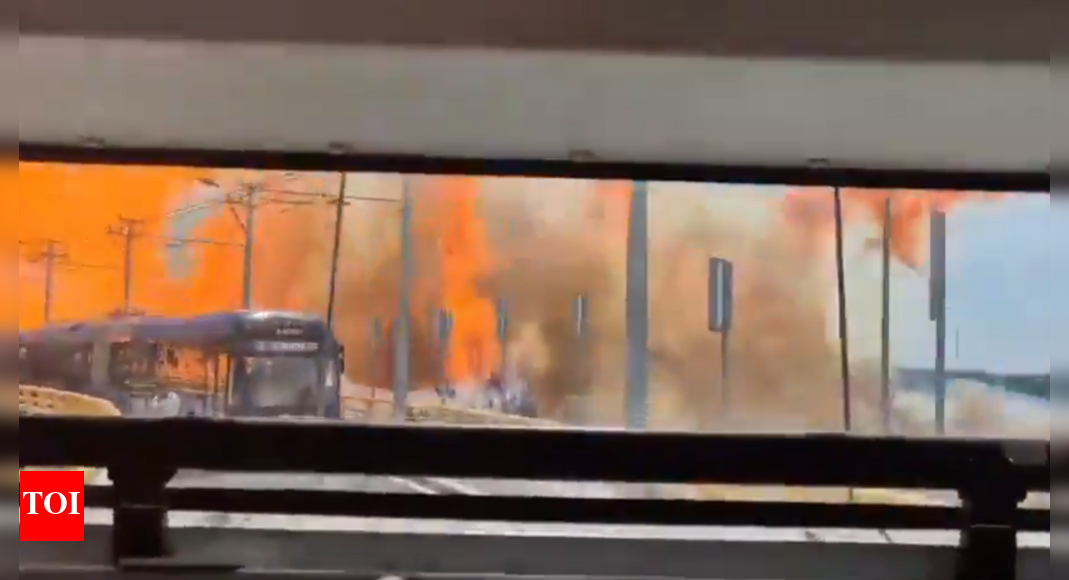Highway horror in Mexico: 58 injured, 19 critical after gas truck leak sparks massive blast - chilling video Highway horror in Mexico: 58 injured, 19 critical after gas truck leak sparks massive blast - chilling video
