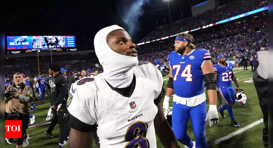 Lamar Jackson apologizes to Bills fan he shoved during heated Week 1 confrontation in Buffalo, tells him to 'chill next time'