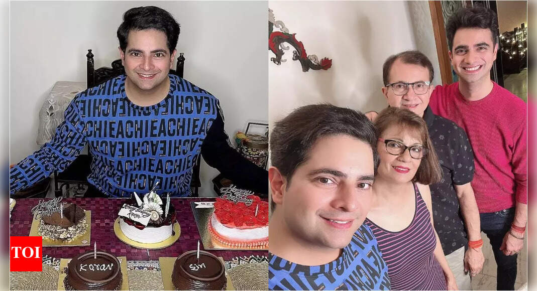 Yeh Rishta Kya Kehlata Hai fame Karan Mehra celebrates birthday with family in Delhi, says ‘I loved the pampering by my family’