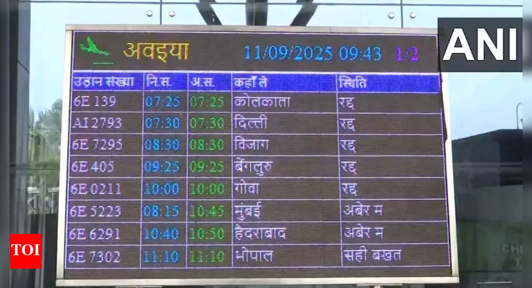 Raipur airport meltdown: Navigation system fails, flights hit; hundreds of passengers stranded
