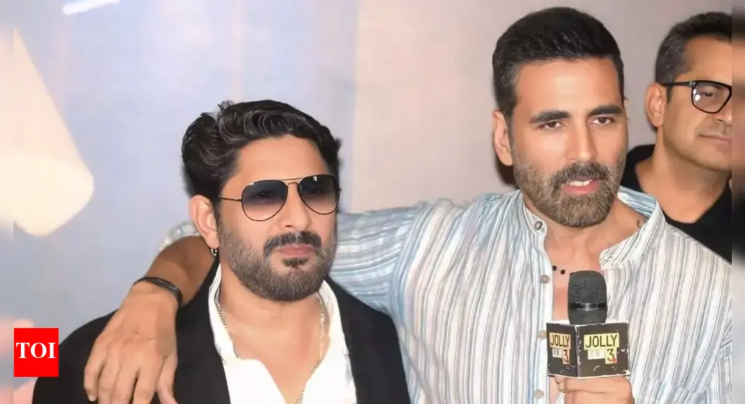 Double the Jolly, double the fun: Akshay Kumar, Arshad Warsi, and Saurabh Shukla bring the house down in Meerut