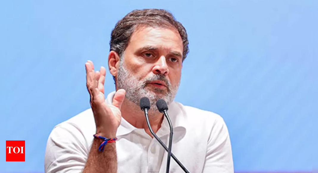 <div>Rahul Gandhi's foreign trips: CRPF flags 'serious concerns'; writes to Congress president Kharge</div>