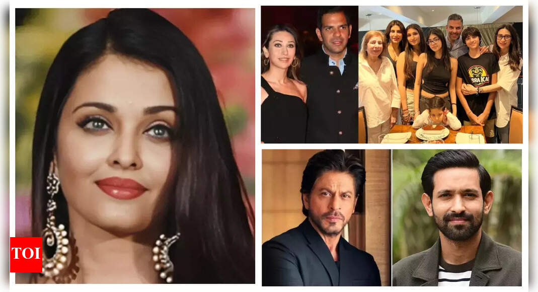 <div>SRK-Vikrant, Karisma-Sunjay, Aishwarya Rai': Top 5 news</div>