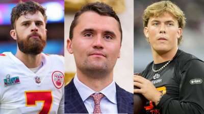 NFL players speak out after Charlie Kirk dies in Utah with Harrison Butker,  Jaxson Dart and Lamar Jackson paying tributes | NFL News - The Times of  India