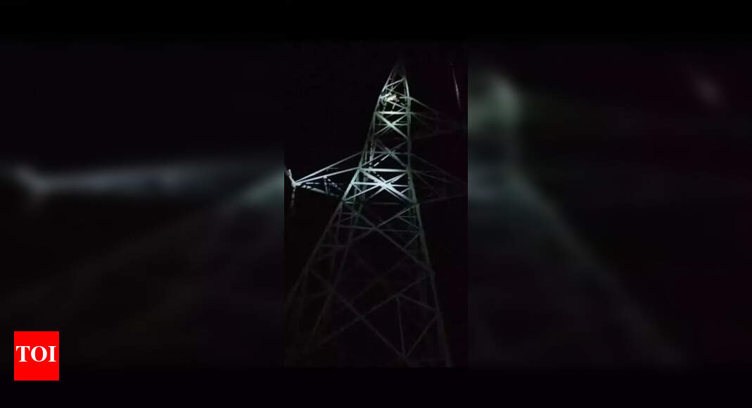 Man climbs electricity tower after wife refuses to return home | Agra ...