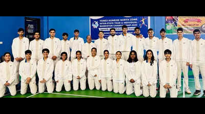 North Zone Inter-State Badminton Championships: Rajasthan shuttlers Murli Sharma and Aryan Tyagi win men’s doubles gold medal