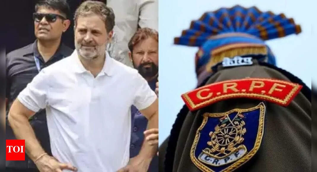 CRPF letter on Rahul's security: Congress charges at Centre; asks if 'it's a threat'