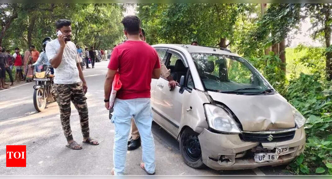 3 of family killed as speeding car hits bike in Pilibhit | Bareilly ...