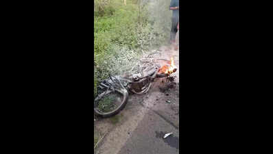 Three of family killed as speeding car hits bike | Rajkot News - The ...