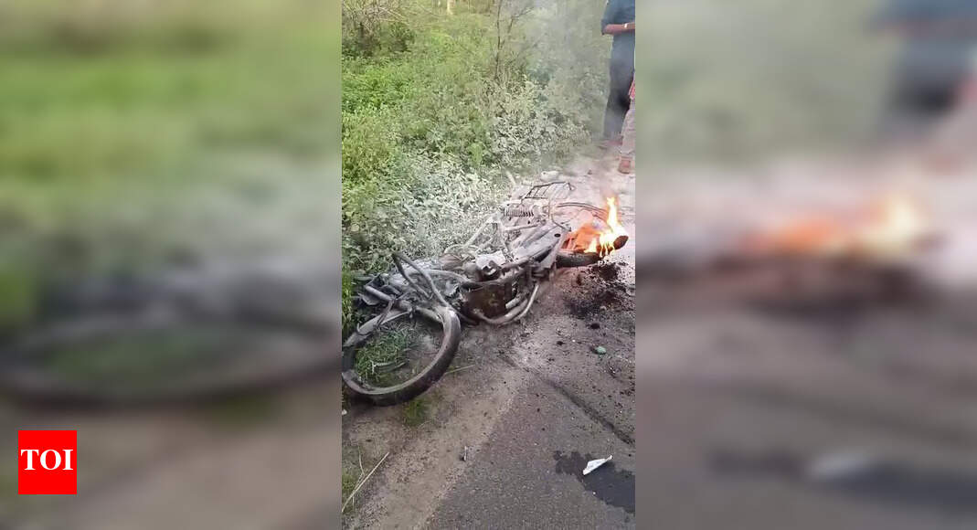 Three of family killed as speeding car hits bike | Rajkot News - The ...