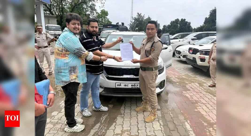 Arunachal cops return stolen luxury vehicles to rightful owners