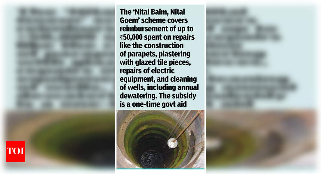 Only 65 takers in 8 years for well upkeep scheme