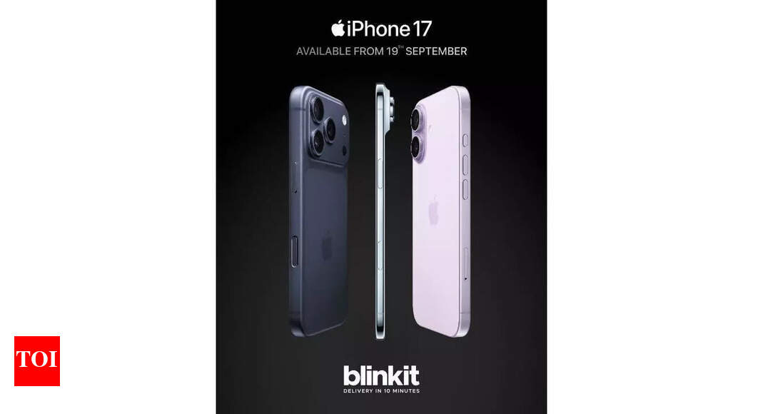 Blinkit to deliver iPhone 17,iPhone 17 Pro, iPhone 17 Pro Max and iPhone 17 Air 