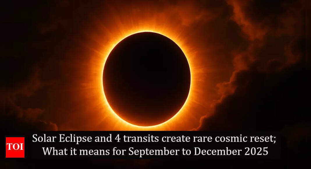 Solar Eclipse and 4 transits create a rare cosmic reset; What it means for September to December 2025