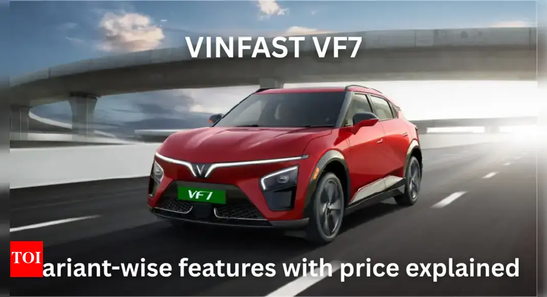 Vinfast VF7 EV SUV: Variant-wise features with price explained