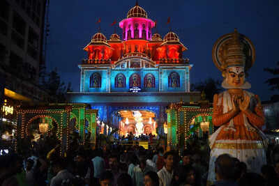 Majestic idols and themed decorations bring alive the festive spirit of Ganeshotsav