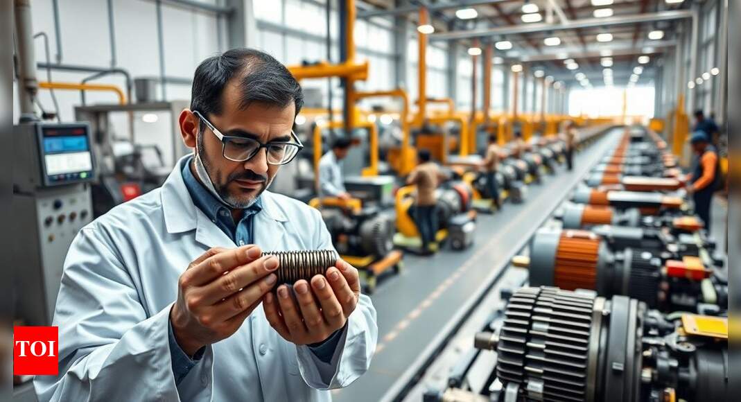 Rare earth push: Domestic magnet production aimed through ambitious plan