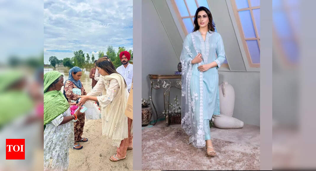Samaira distributes sanitary pads in Punjab’s flood-affected areas