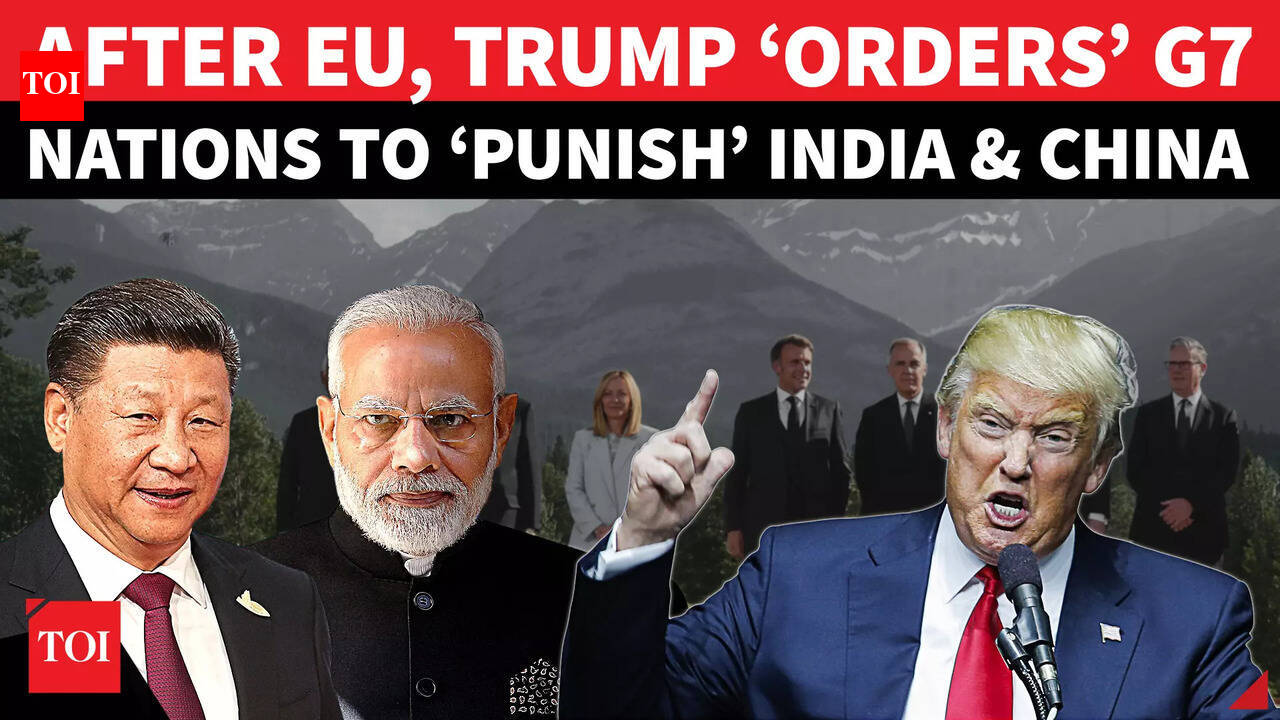 Trump ‘Directs’ G7 Nations To ‘Put High Tariffs’ On India & China For ...