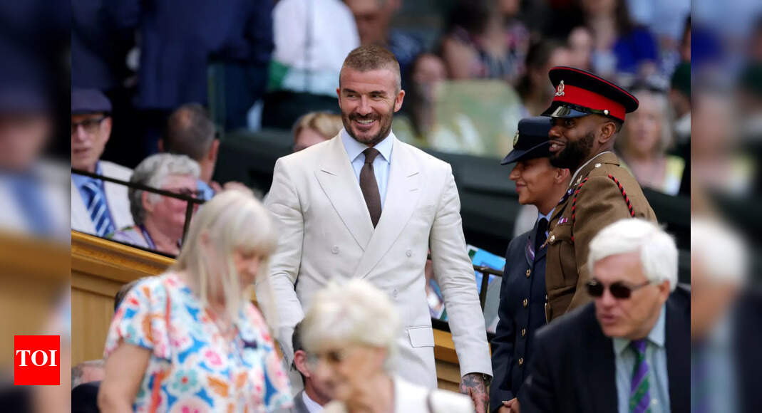 Tennis queens meet Beckham: Viral pics of Sabalenka, Sharapova break internet
